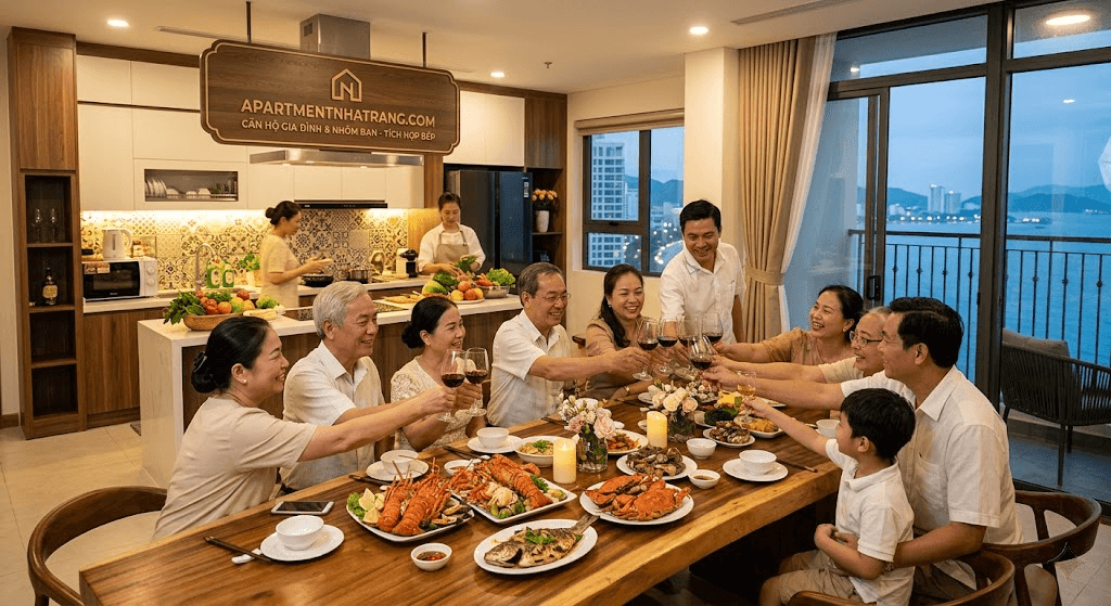 Du Lịch Đoàn Đông: 5 Lý Do Nên Chọn “Căn Hộ Gia Đình & Nhóm Bạn Có Bếp” Tại Apartment Nha Trang