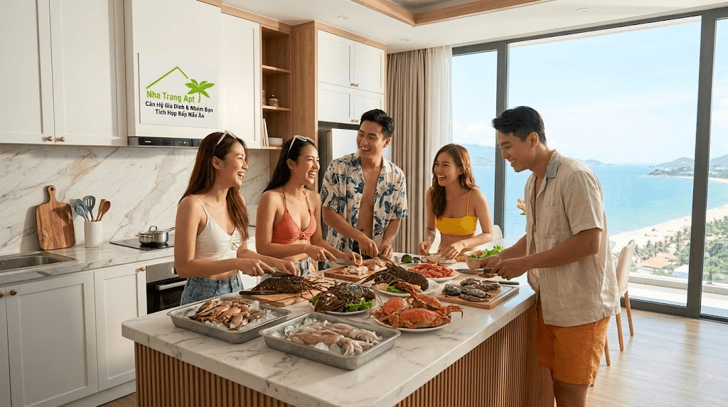 Trải Nghiệm Nghỉ Dưỡng Tuyệt Hảo Cùng “Căn Hộ Gia Đình & Nhóm Bạn Tích Hợp Bếp Nấu Ăn” - Căn Hộ Gia Đình & Nhóm Bạn Tích Hợp Bếp Nấu Ăn